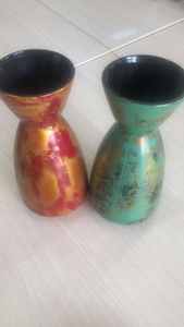 แจกันเคลือบแล็คเกอร์ตกแต่งด้วยมือแจกันเคลือบเงาสำหรับจัดแสดงภายในบ้านหรือสำนักงาน - Product Image 6