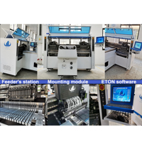 Machine de placement de composants SMT à grande vitesse pour tubes LED, 34 têtes de montage