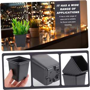 Tasses de pépinière <span class=keywords><strong>en</strong></span> <span class=keywords><strong>plastique</strong></span> Boîtes de culture de germination des plantes Outils de pot de <span class=keywords><strong>repiquage</strong></span> Pots de fleurs de jardin Jardinières - Product Image 5