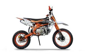Mini <span class=keywords><strong>moto</strong></span> tout-terrain à essence 125cc 4 temps refroidie par air avec cadre en acier DB-102 |   Motocross tout-terrain pour adolescents et adultes 125cc 61-80 km/h CDI Démarrage manuel - Product Image 2