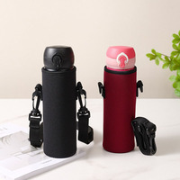Sac isotherme et housse en néoprène à motif géométrique imperméable personnalisé pour bouteilles d'eau