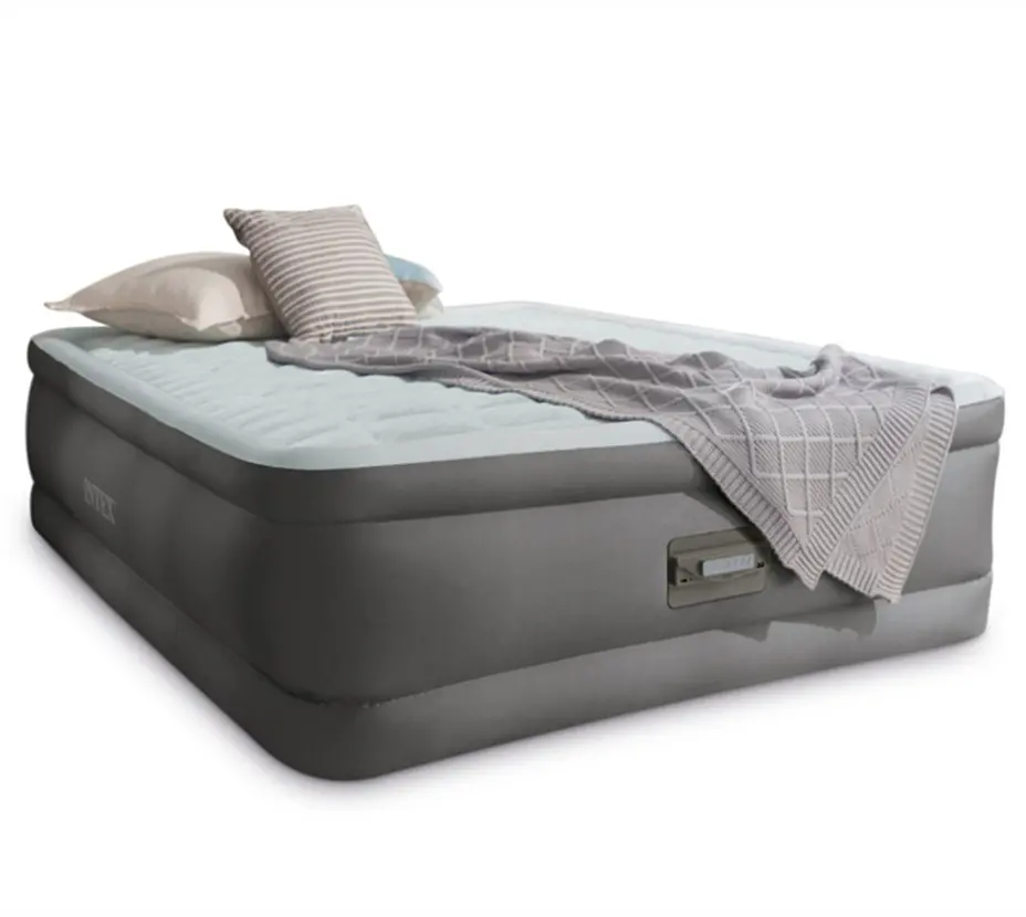 INTEX 64448 kalite tasarım şişme yuvarlak yatak çiftli ranza