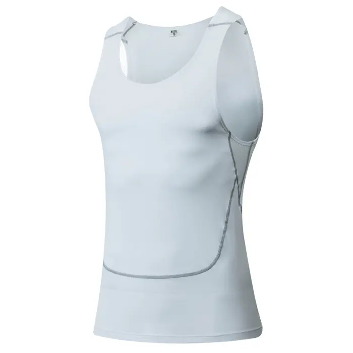 Tank Top bergaya bernapas Untuk kaus tanpa lengan rompi reflektif latihan Gym