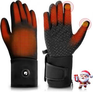 Guantes de invierno Guantes de calefacción inteligentes para exteriores Guantes calefactables eléctricos con batería recargable - Product Image 1