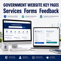 Diseño y Desarrollo de Sitios Web de Servicios Gubernamentales Personalizados con Directorio de Servicios, Formularios en Línea y Avisos Públicos