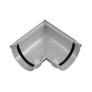 PVC Rainwater Gutters And Fittings Pvc Rain Gutter Angle Connector