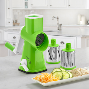 Household Kitchen Shredder Grater Vegetable Cutter Hand-cranked Vegetable Cutter Multi-functional Hand-cranked <b>Drum</b> Potato Maker - Product Image 4