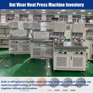 Automatico un lavoratore tappo operare ha tre testa curva curvo la visiera da baseball raffreddamento pick peak cun - Product Image 3