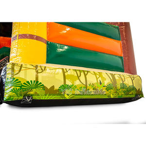 Castillo Inflable Comercial con Tobogán Temático de Jungla, Castillo Hinchable Tropical para Niños, Ideal para Alquiler en Fiestas y Eventos - Product Image 5