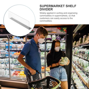 Separadores <span class=keywords><strong>de</strong></span> Estantes Magnéticos Transparentes Hookei para Farmacias y <span class=keywords><strong>Supermercados</strong></span> (Acrílico/PVC) - Product Image 3
