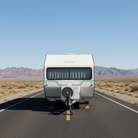 Aluminum Hard Man Design Modern Dual Axle Campers <strong>Trailer</strong> Luxury Camping RVs Caravan <strong>Travel</strong> <strong>Trailers</strong>