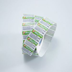 Etiquetas Adhesivas Personalizadas para Embalaje de Productos, Impresión a Color, Venta al por Mayor, Rollos de Etiquetas de Vinilo Impermeables - Product Image 1
