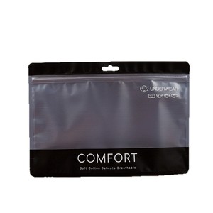 Sacs à sous-vêtements unisexes, 3-5 packs, sacs en plastique refermables à fermeture éclair, emballage pour vêtements - Product Image 5