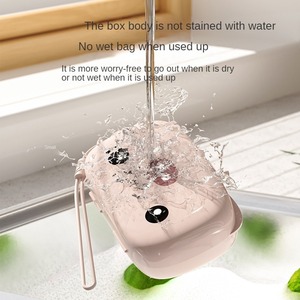 Spazzola per bottiglie in silicone con scatola portaoggetti per un comodo trasporto in viaggio; spazzola per cannucce e spazzola per tazze con scolapiatti - Product Image 4