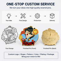 Épinglette en émail personnalisée avec un motif de personnage, badge en métal de collection, épinglette souvenir personnalisée pour cadeau promotionnel et collection