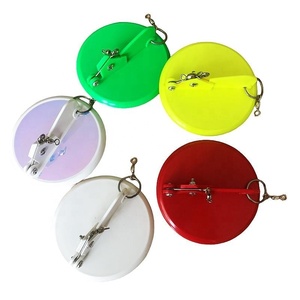 4,2 "5" Negro verde círculo forma plástico <span class=keywords><strong>Dipsy</strong></span> pesca buzo tablero curricán señuelo controlador de profundidad - Product Image 3