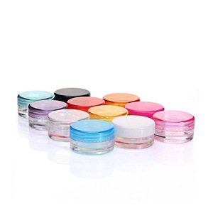 1g 205g 3g 5g Mini PS-Dose Leere Plastikbehälter Kleine Tiegel mit Deckel Kosmetikbehälter für Cremes Probendose - Product Image 1