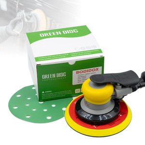 Disque vert professionnel 150 mm fabriqué en Chine BODIDOX 60 # - 2000 #6 pouces avec disque rond 17 trous papier abrasif de voiture de haute qualité - Product Image 1