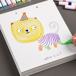 Libro di Disegno e Colorazione per <span class=keywords><strong>Bambini</strong></span> 3-<span class=keywords><strong>6</strong></span> <span class=keywords><strong>Anni</strong></span>, Esercizi di Controllo della Penna e Tracciamento Linee, Speciale per Asilo Nido - Product Image 3