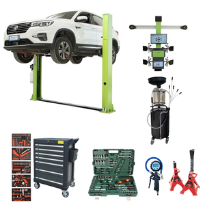 معدات رفع السيارات بوزن 4000 كجم: رافعة عمودين للمركبات، أداة إصلاح السيارات للمرآب - Product Image 1