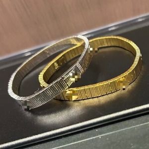 2026 New Arrival Stainless Steel Elastic Bracelet With Screw Luxury Designer Unlimited Flexible Bracelet and Ring Set for Love - Product Image 4