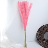 Fleur artificielle en soie de 55 cm, herbe de la pampa, décoration intérieure/extérieure pour mariage et salon, arrangement floral