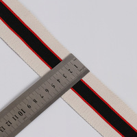 Tricoté Imitation Nylon Côtelé Jacquard Ceinture Latérale Pantalon De Sport Ourlet Ceinture Décorative Vêtements Accessoires Jacquard Ruban Garniture