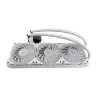 Refroidissement par eau 120mm x 3 4 broches + 3 broches ventilateur refroidissement liquide radiateur boîtier d'ordinateur 12v Pc 360mm refroidisseur d'eau cpu