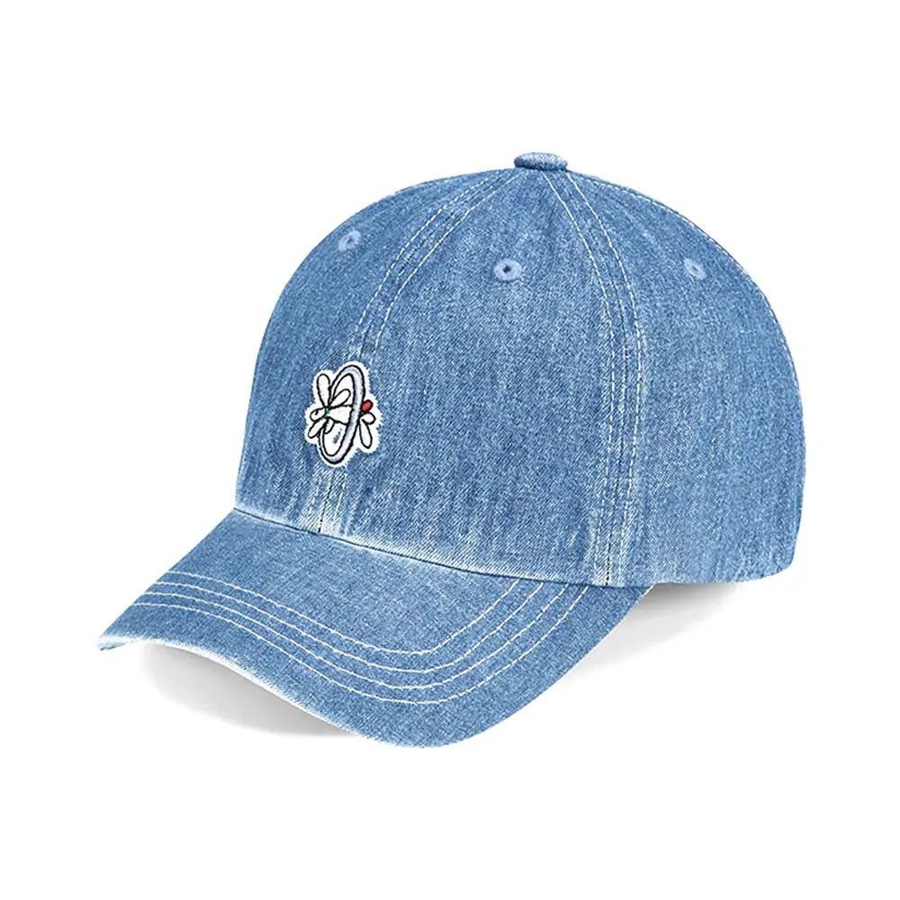 Tùy Chỉnh Denim Thể Thao Cap Thiết Kế Thêu Logo Mặt Trời Bảo Vệ Nữ Đỉnh Mũ Bóng Chày Mũ