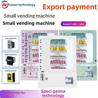 Distributeur automatique de qualité export pour boissons, snacks, serviettes hygiéniques, écran tactile, paiement par pièces/billets, Alipay/UnionPay/NFC/Apple