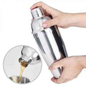 Haute qualité en acier inoxydable Design moderne grande capacité Portable Cocktail Shaker élégant miroir fini Barware pour - Product Image 6