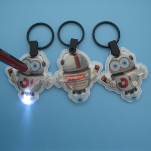 Tùy chỉnh <span class=keywords><strong>Mini</strong></span> Đèn pin keychain với khuyến mãi thiết kế của bạn dẫn ánh sáng đèn flash Móc chìa khóa - Product Image 2