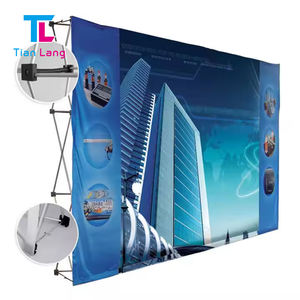 Pantalla emergente 4x3 Tela de tensión recta Pantalla emergente Soportes de pared Soportes de pancarta - Product Image 5
