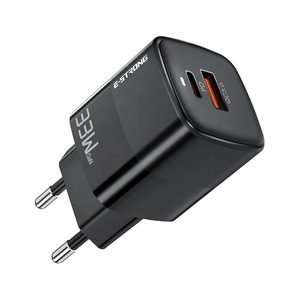Caricabatterie da Viaggio Universale ESTRONG ES-D73 35W 30W con USB <span class=keywords><strong>Type</strong></span>-<span class=keywords><strong>C</strong></span> PD3.0 QC3.0 Ricarica Rapida per <span class=keywords><strong>iPhone</strong></span> 17, Certificato CE FCC ROHS - Product Image 1