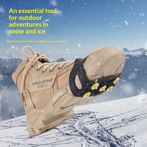 Crampons à glace à 5 pointes / Couvre-chaussures pour enfants / Crampons à cinq pointes pour activités hivernales en plein air, randonnée, escalade - Product Image 6
