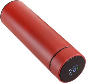 Double Digital Vacuum Insulation 500ml Thermos Tumbler Stainless Steel Smart Water Bottle with LED Temperature Display - Product Image 1