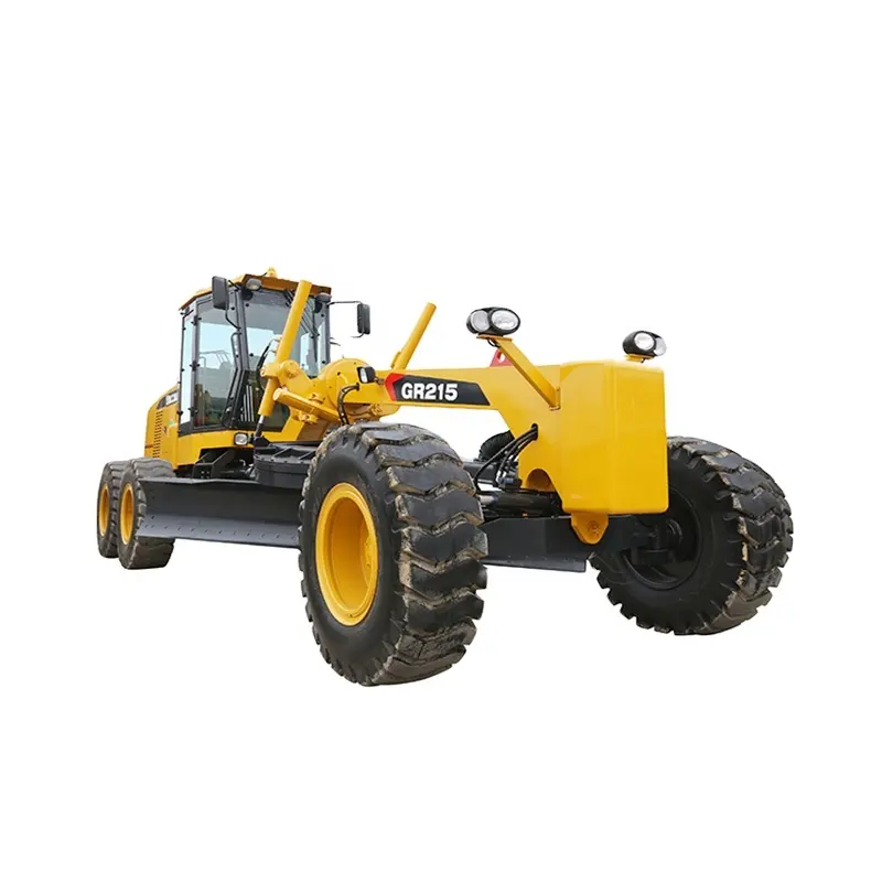 Chinese GR215 Motor Grader Hydraulic Pump Tractor Road Grader 215HP For Sale