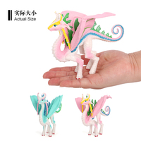 Vente en Gros PVC Solide Simulation Myth Figures Princesse Dragon Animal Jouet Figurines