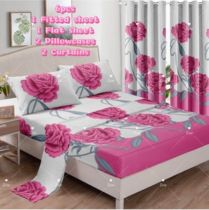 <span class=keywords><strong>Ensemble</strong></span> de draps LILIANNA 6 pièces, microfibre, comprenant 2 draps et 4 taies d'oreiller, emballé dans un seul sac, vente en gros - Product Image 3