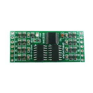 Mini 8CH 4-20MA 0-20MA MODBUS RTU RS485 Module collecteur d'entrée analogique courant pour capteur de température détecteur de mouvement