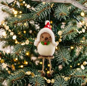 Plush Bird Hanging Ornament <b>Cloth</b> <b>Material</b> European-American Style Christmas Tree Decoration - Product Image 3