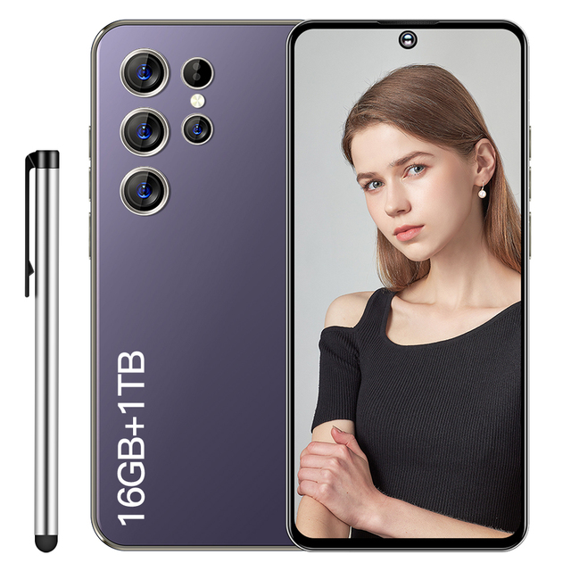 S24 Ultra Global Version 5G Smartphone 7.3 Inch 108MP AI Camera 16GB 1TB 8000mAh 120Hz Fast Charge Face ID GPS Dual SIM Android