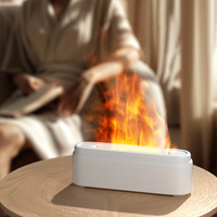 Diffuseur d'arôme de lumière de flamme colorée domestique humidificateur à ultrasons USB diffuseur d'huile essentielle d'aromathérapie