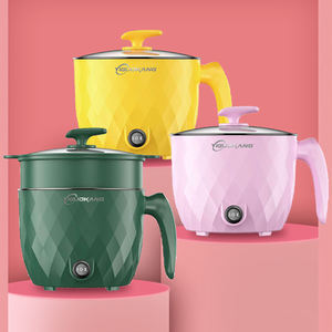 Olla caliente de Cocina eléctrica multifuncional, Mini olla arrocera, utensilios de cocina, sartén antiadherente eléctrica con sartén eléctrica de vapor - Product Image 6