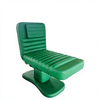 Table de massage électrique réglable pour soins du visage et cils, moderne, 3 moteurs, chaise esthétique incurvée, design pliable, portable pour salle de sport