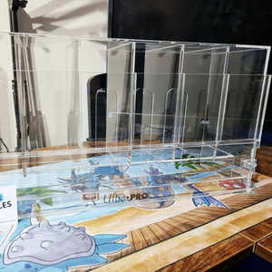 Présentoir <span class=keywords><strong>de</strong></span> distributeur d'acrylique à 6 emplacements personnalisé pour <span class=keywords><strong>Pokemon</strong></span> MTG TCG Packs <span class=keywords><strong>de</strong></span> cartes à collectionner ETB Organisateur <span class=keywords><strong>de</strong></span> <span class=keywords><strong>base</strong></span> - Product Image 4