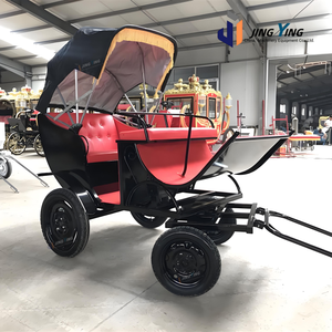 Chariot de poney à petite structure en acier de style européen pour le transport spécial de <span class=keywords><strong>2</strong></span> personnes dans les parcs et zones touristiques - Product Image 6