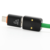 Adaptor USB OTG Pengisian Cepat Data 6A, Konektor USB ke Tipe C Kecepatan Tinggi untuk Laptop, Flash Drive, dan Pembaca Kartu