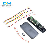 1 Set de Módulo de Audio Inalámbrico Bluetooth 12V MP3 WMA con Decodificador, Amplificador IC, Radio TF USB para Coche, Pantalla LCD y Control Remoto 7-12V