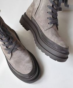 Botas de Caballero Estilo Inglés de Alta Calidad, Diseño Moderno con Cierre de Calcetín, Acolchadas, Antiolor, de Cuero Genuino, Zapatos Cortos para Caminar - Product Image 2